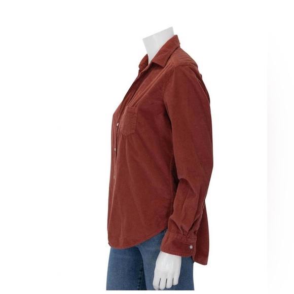 FRANK & EILEEN eileen relaxed fit Cord Shirt in spice XL - Picture 5 of 12